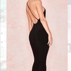 House of CB Sasha one shoulder bandage dress
